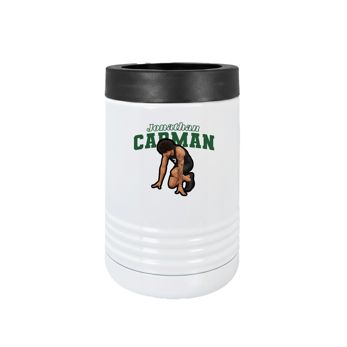 Beverage Holder — Name Arch in White