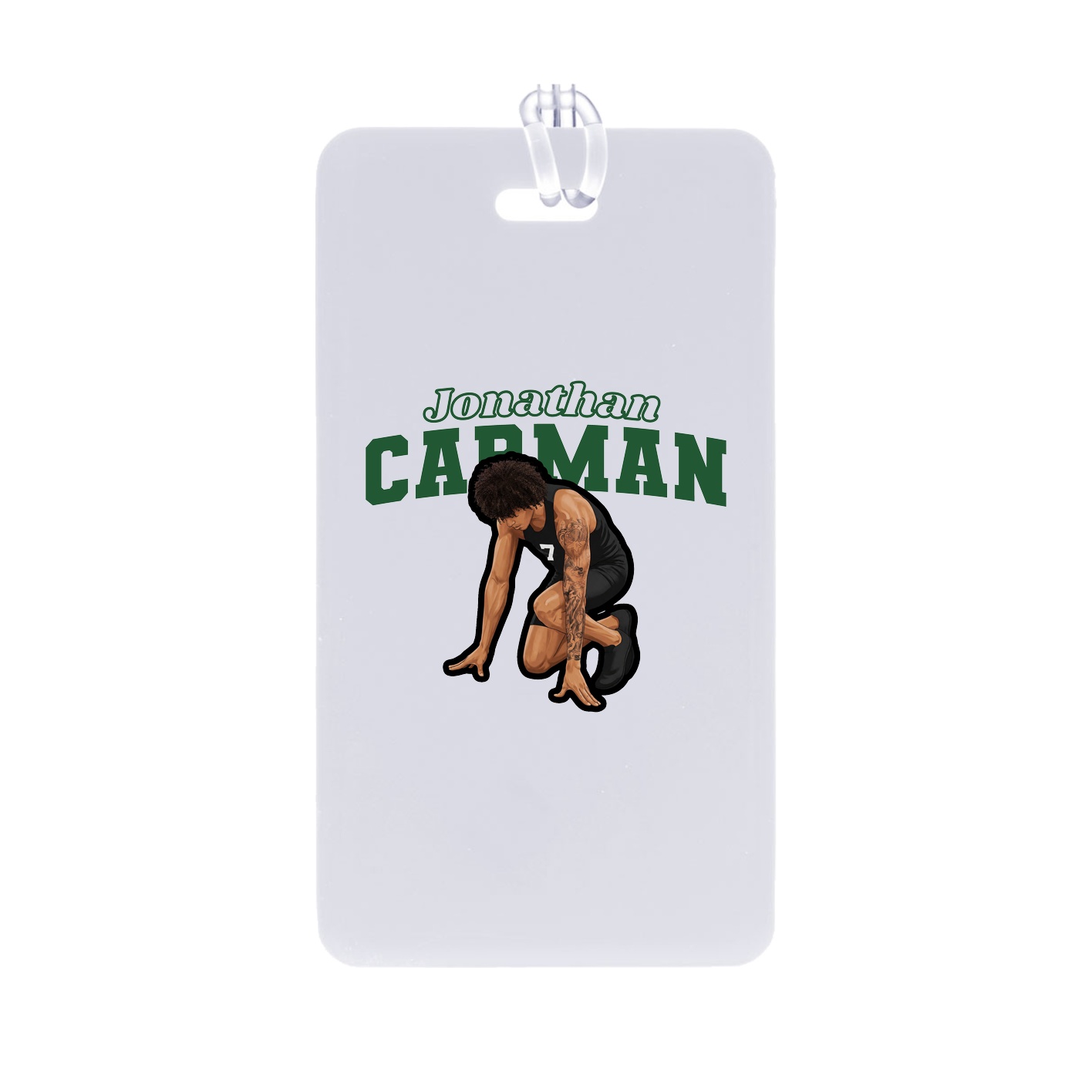 Bag Tag — Name Arch in Classic