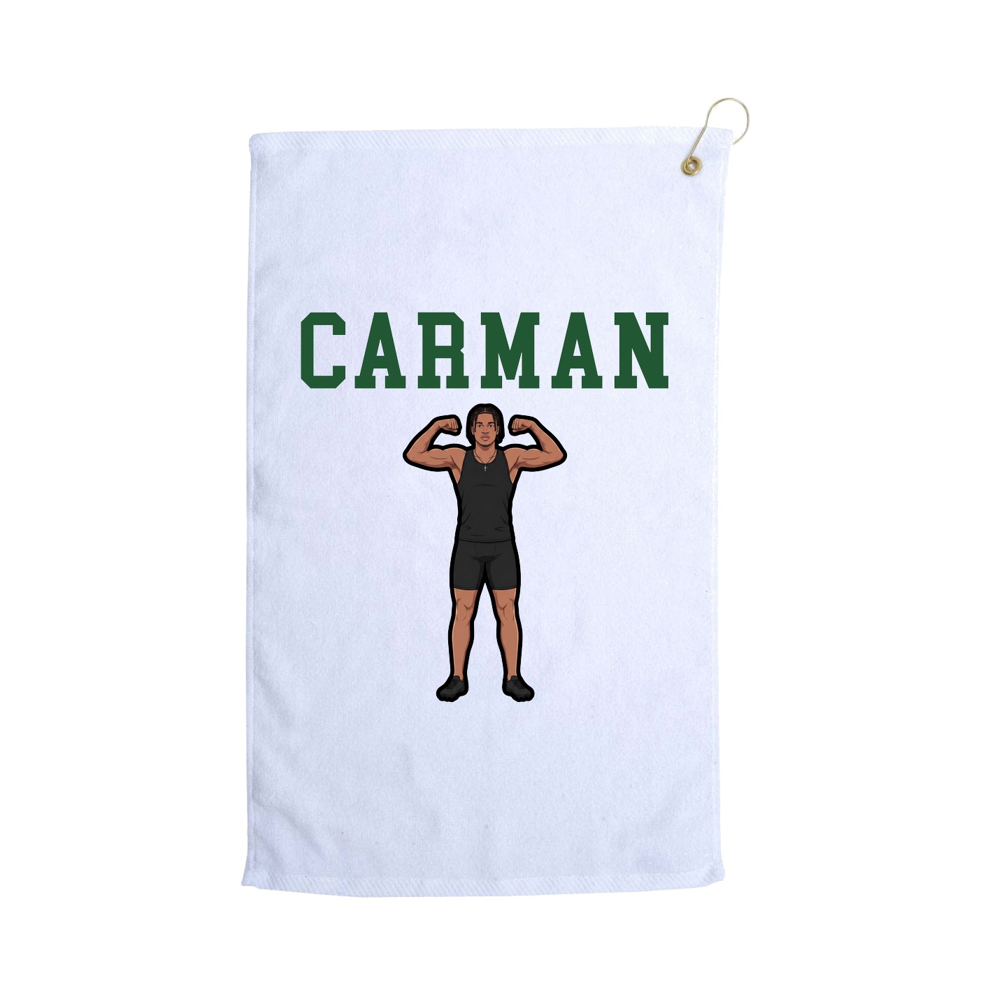 Golf Towel — Shirsey in White
