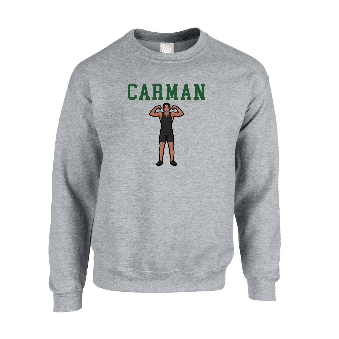 Fleece Crew — Shirsey in Grey