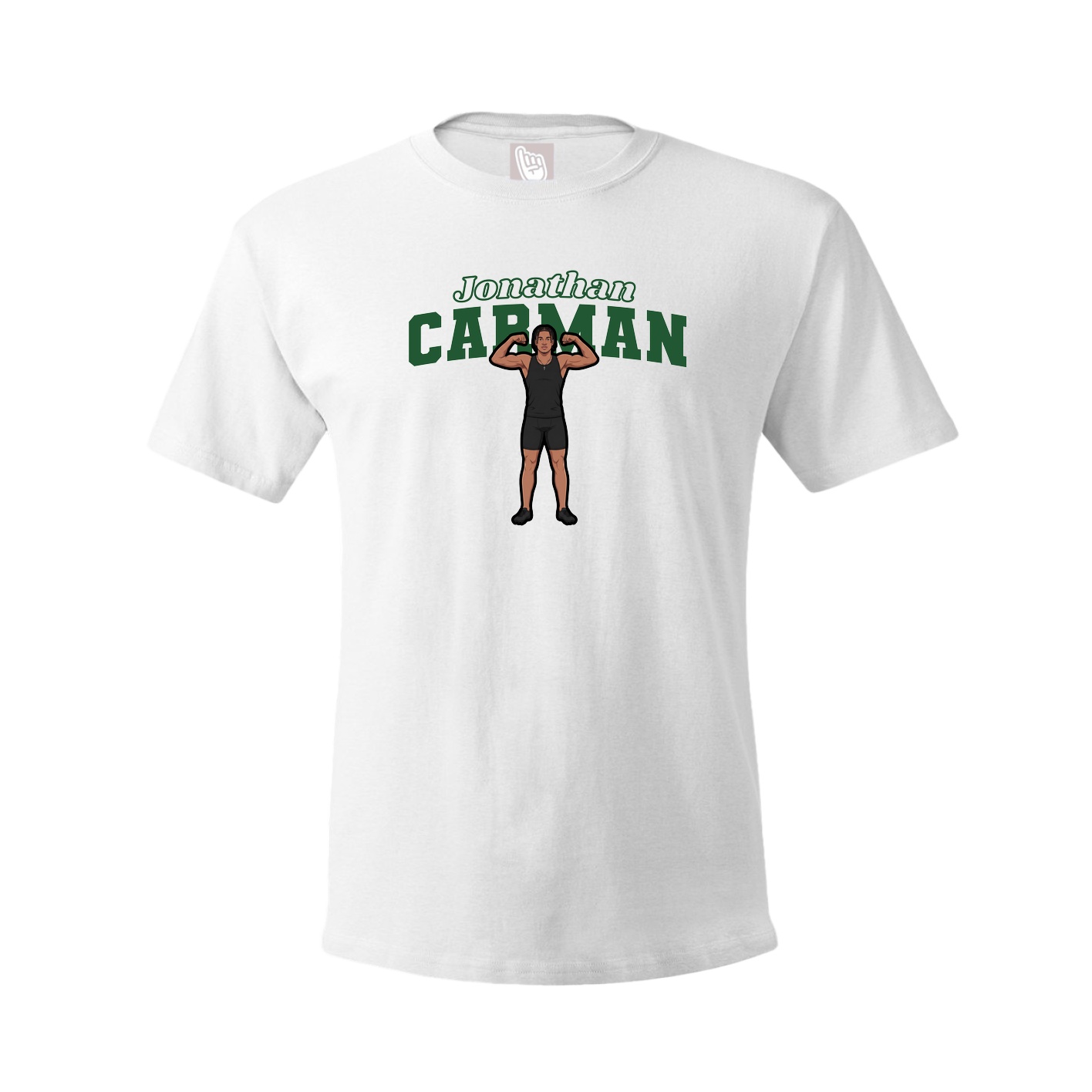 Tee — Name Arch in White