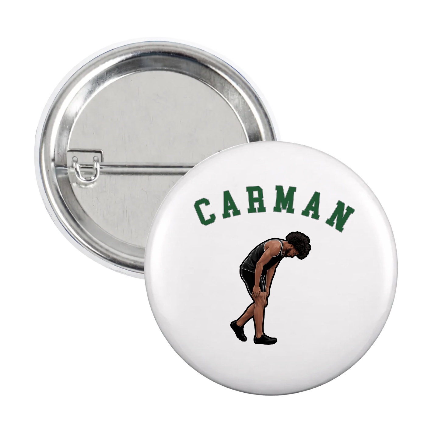 Game Day Button — Shirsey Arch in White