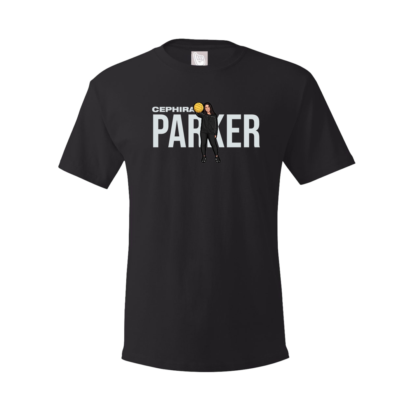Youth Tee — Player Name in Black