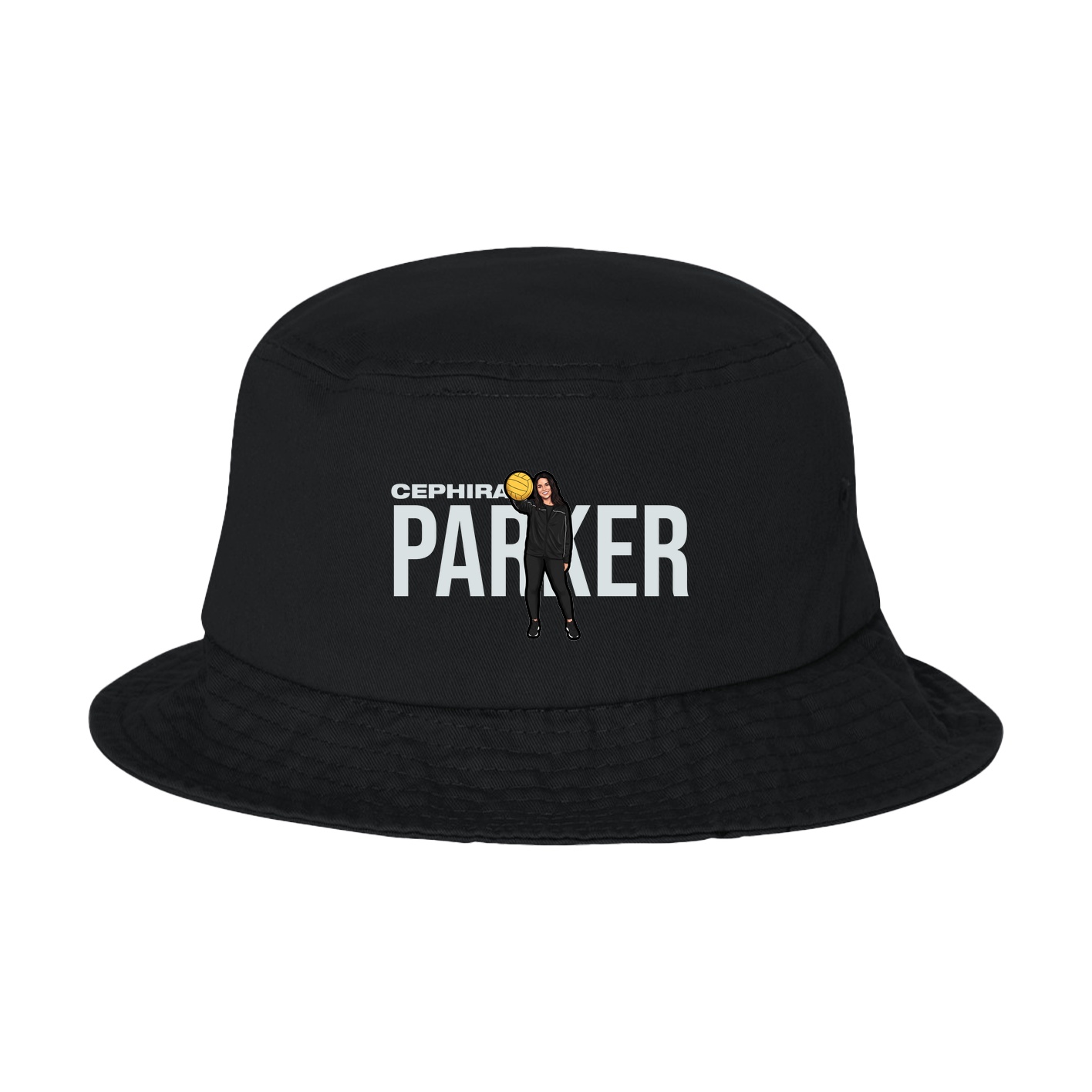 Bucket Cap — Player Name in Black