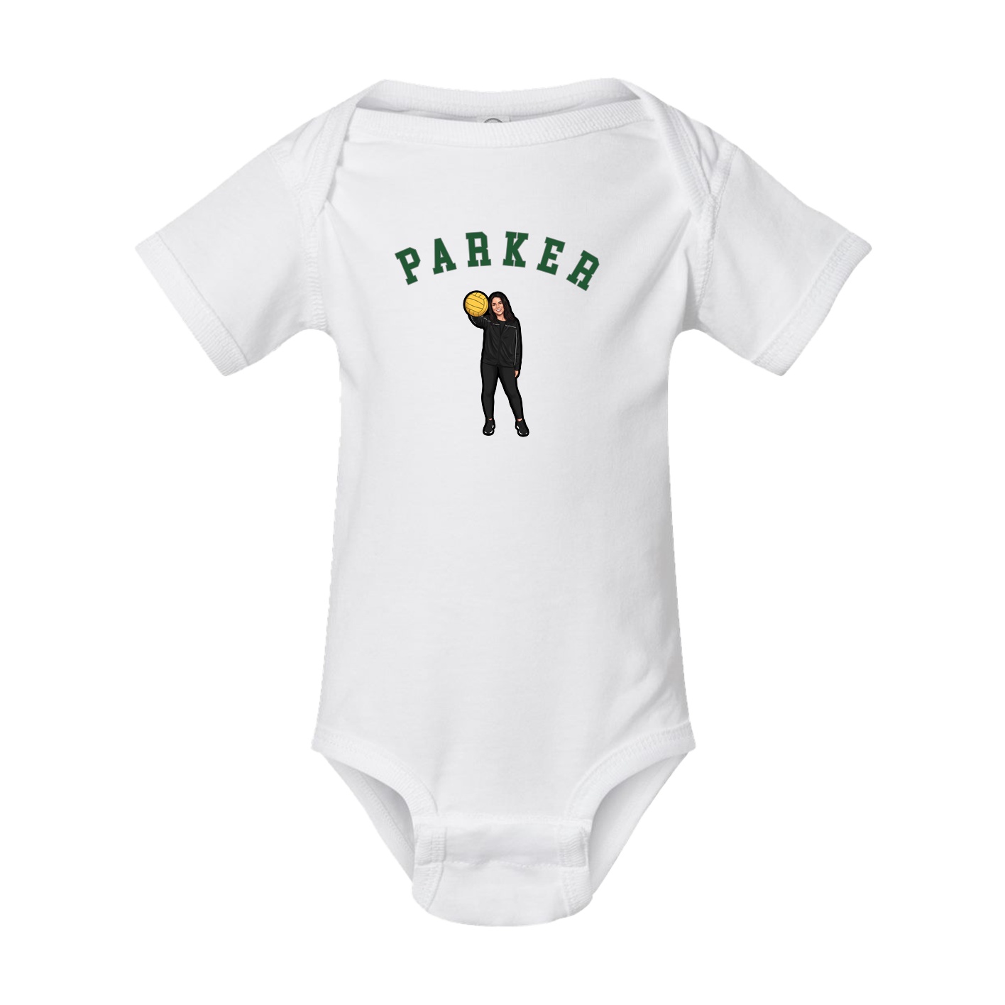 Baby Onesie — Shirsey Arch in White