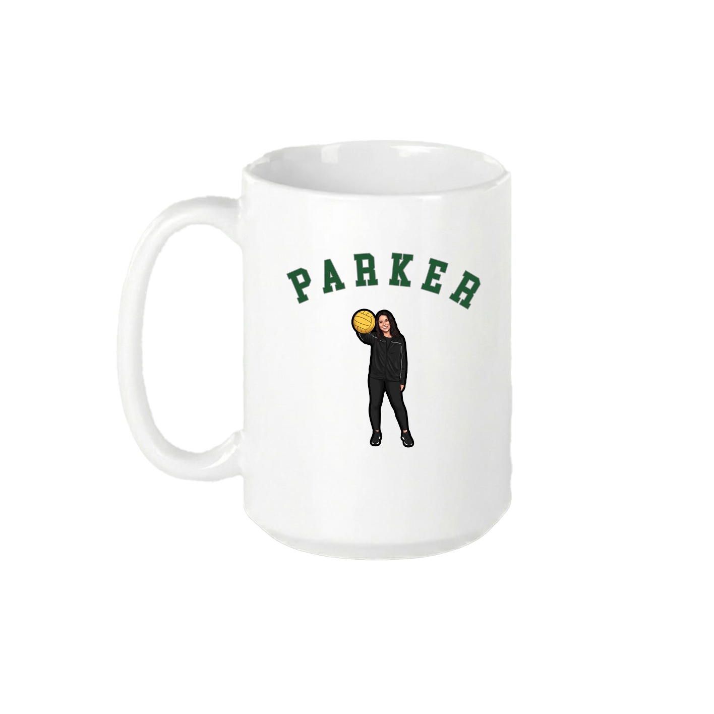 15oz Coffee Mug — Shirsey Arch in White