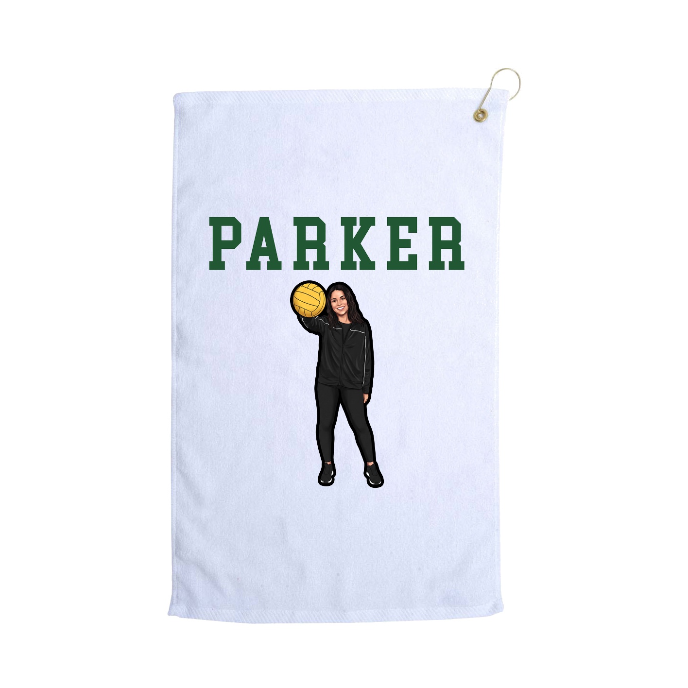 Golf Towel — Shirsey in White