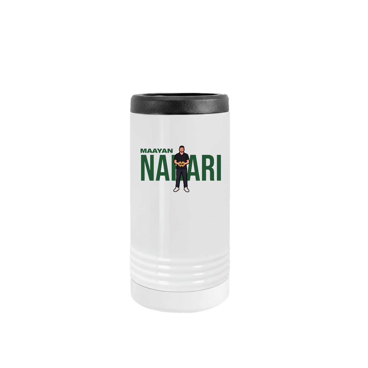 Slim Beverage Holder — Player Name in White