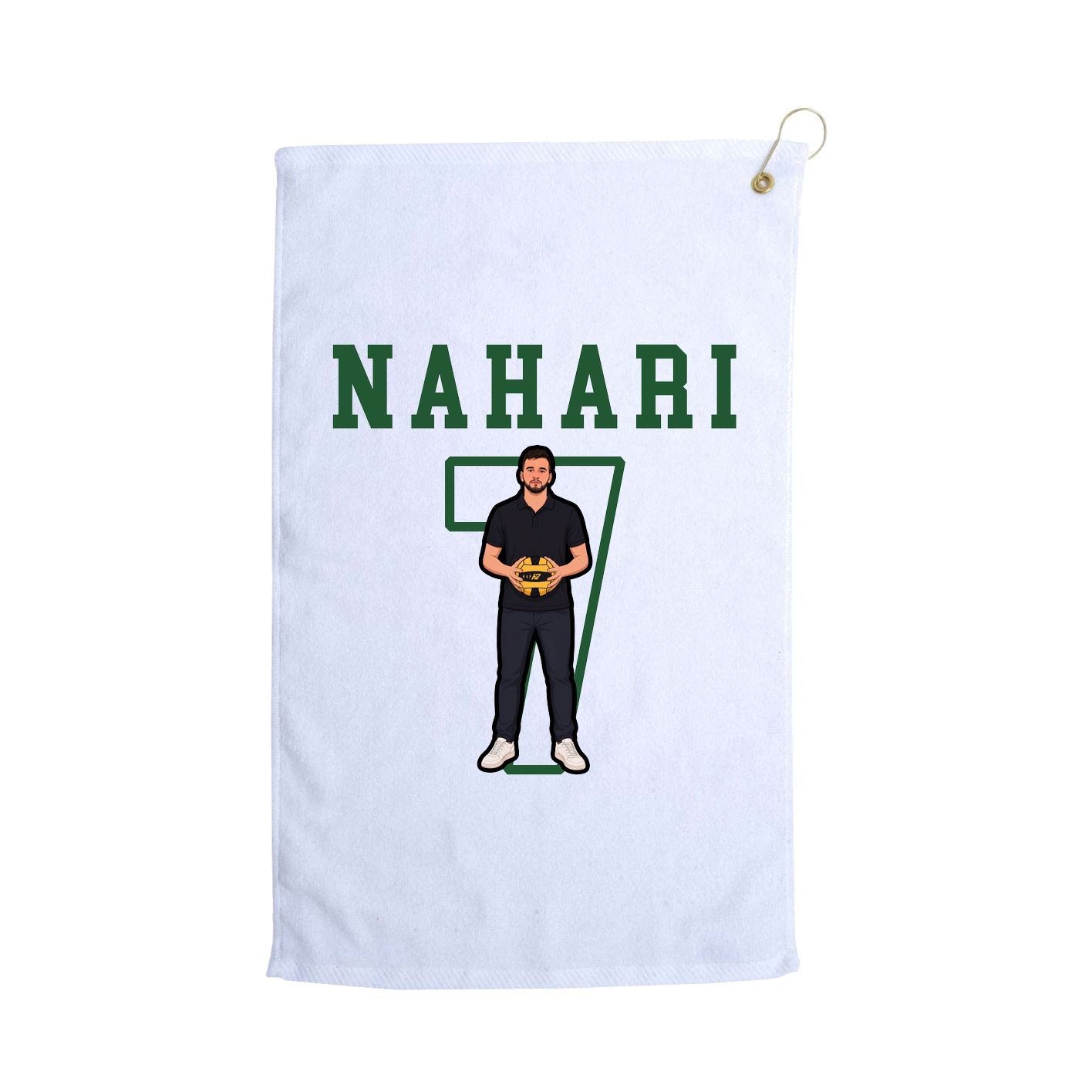 Golf Towel — Shirsey in White