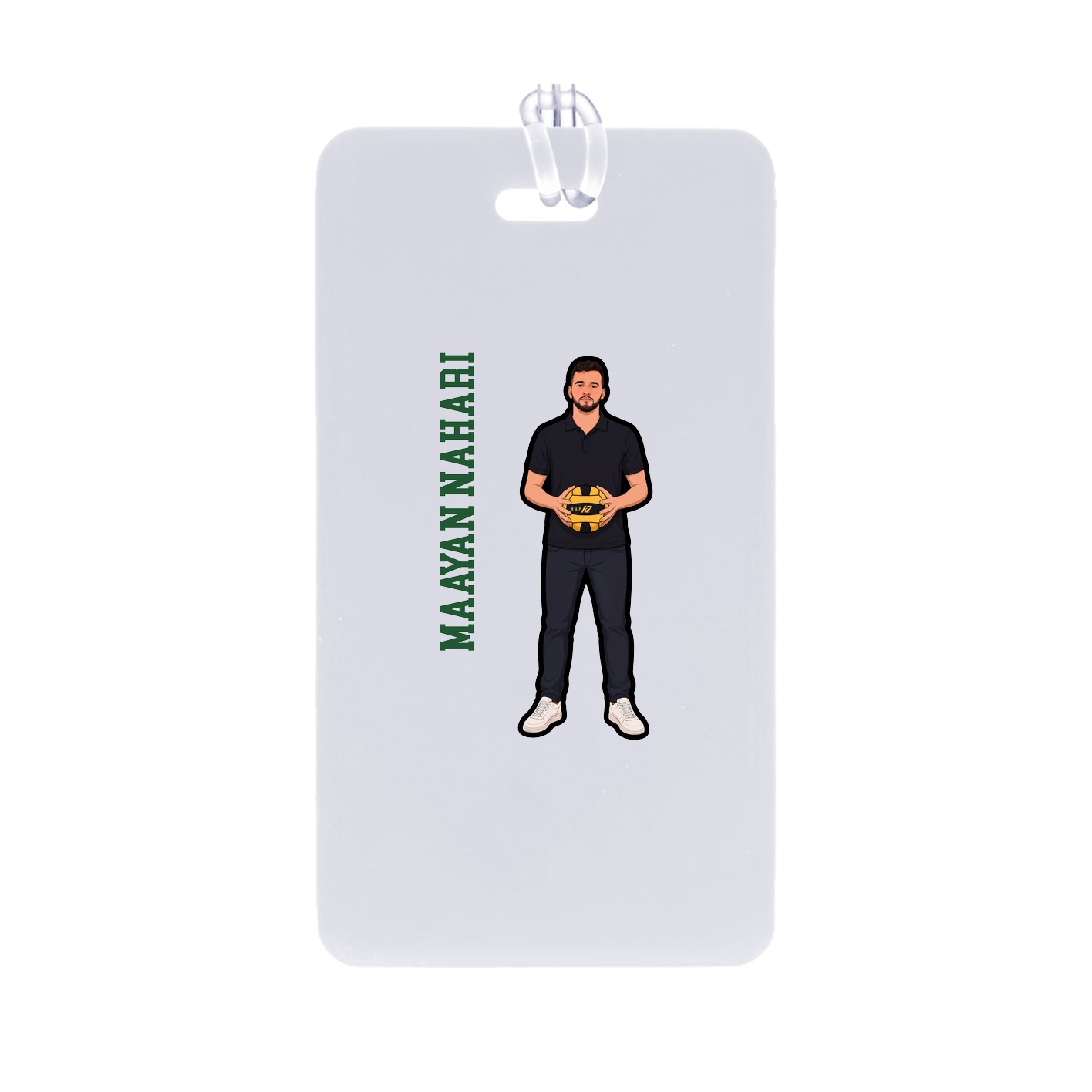 Bag Tag — Name Vertical in Classic
