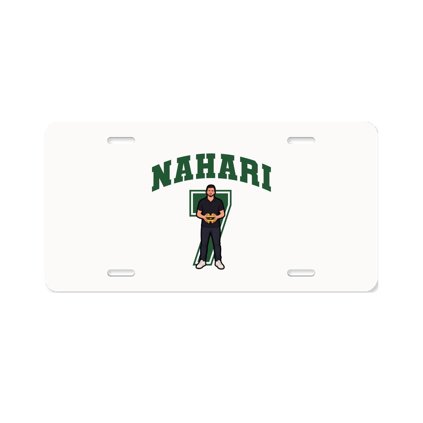 License Plate — Number in Classic