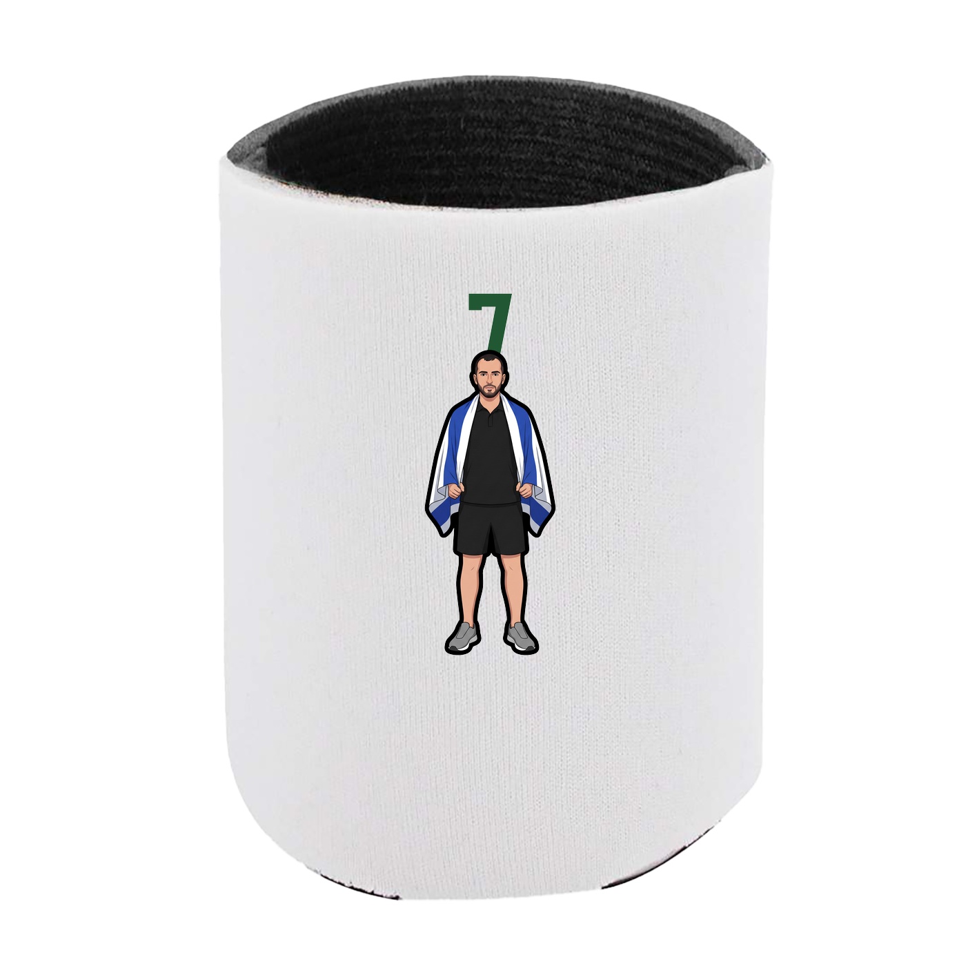 Can Holder — Number Top in White