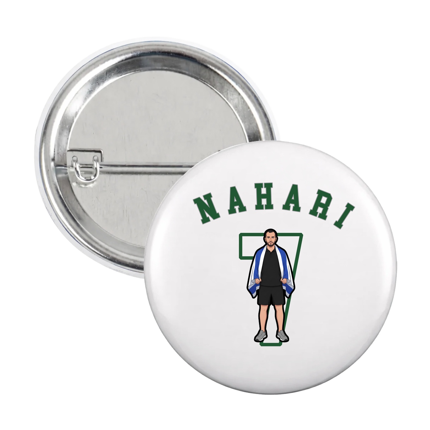 Game Day Button — Shirsey Arch in White