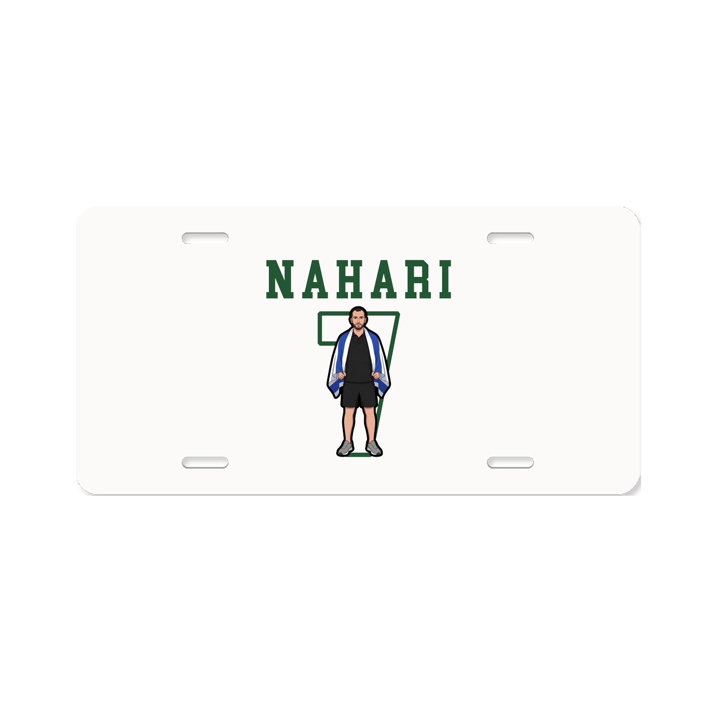 License Plate — Shirsey in Classic