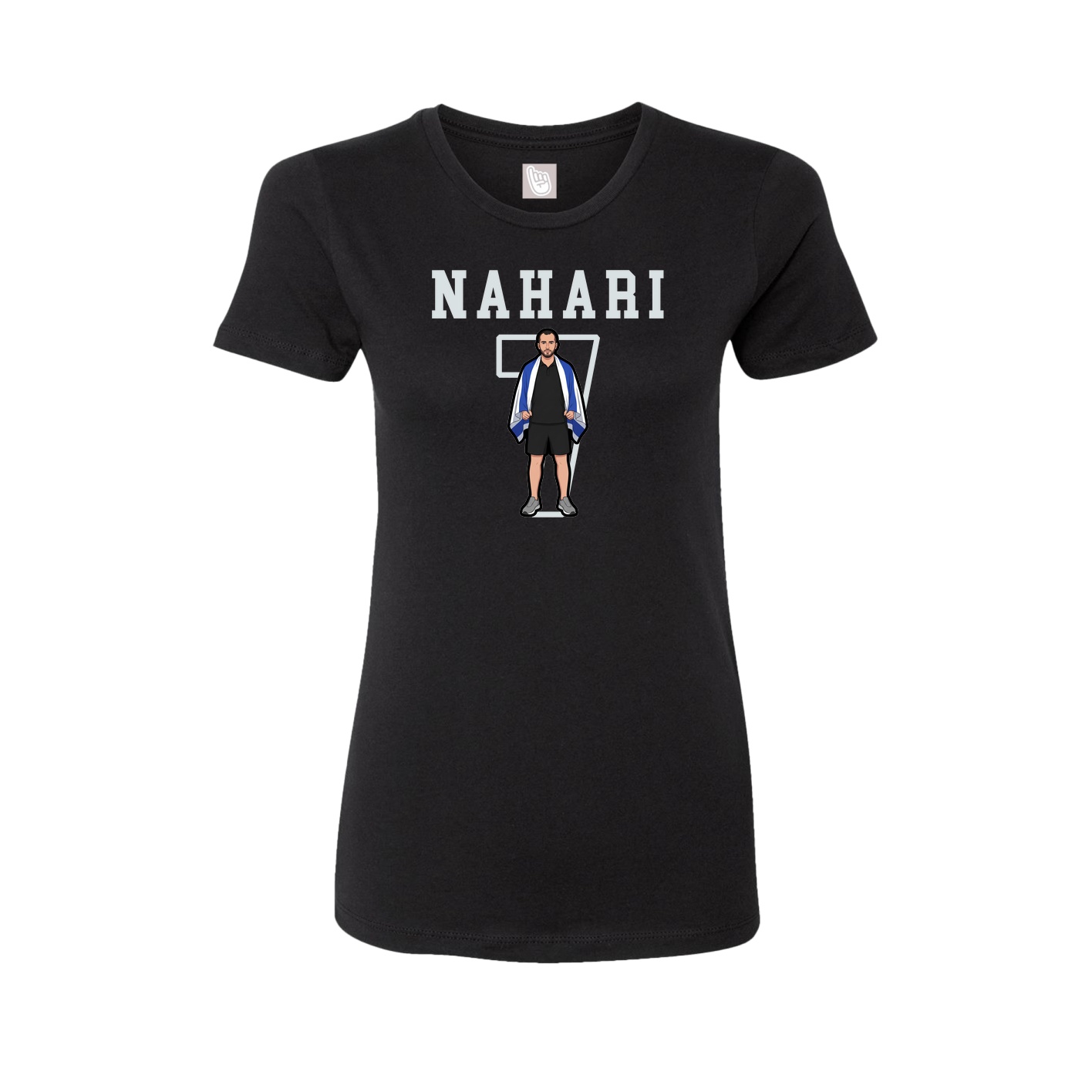 Fitted Women's Tee — Shirsey in Black