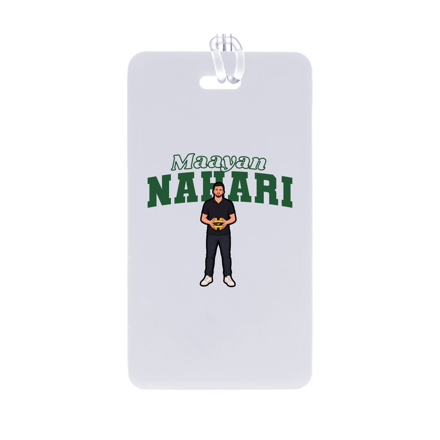 Bag Tag — Name Arch in Classic