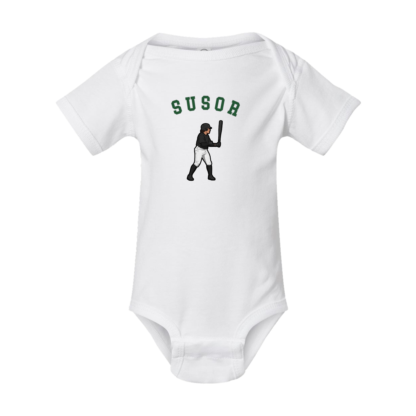 Baby Onesie — Shirsey Arch in White