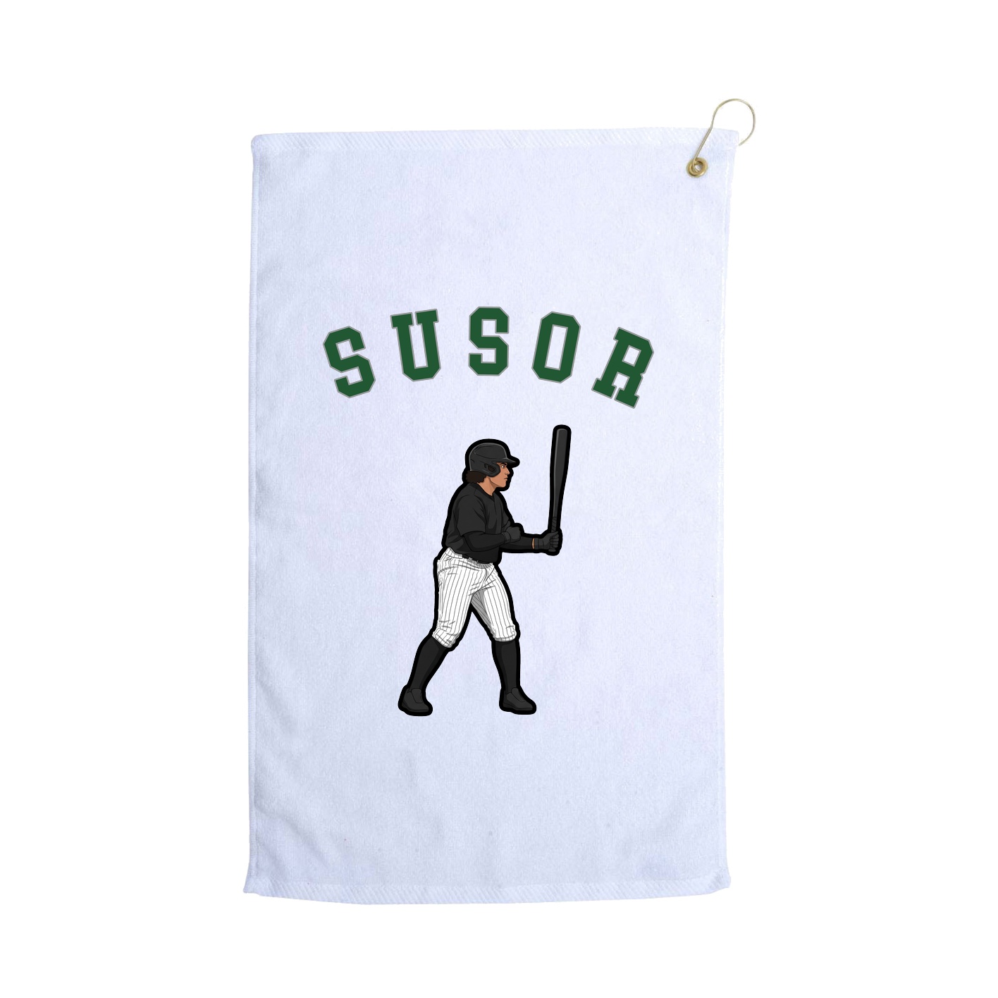 Golf Towel — Shirsey Arch in White
