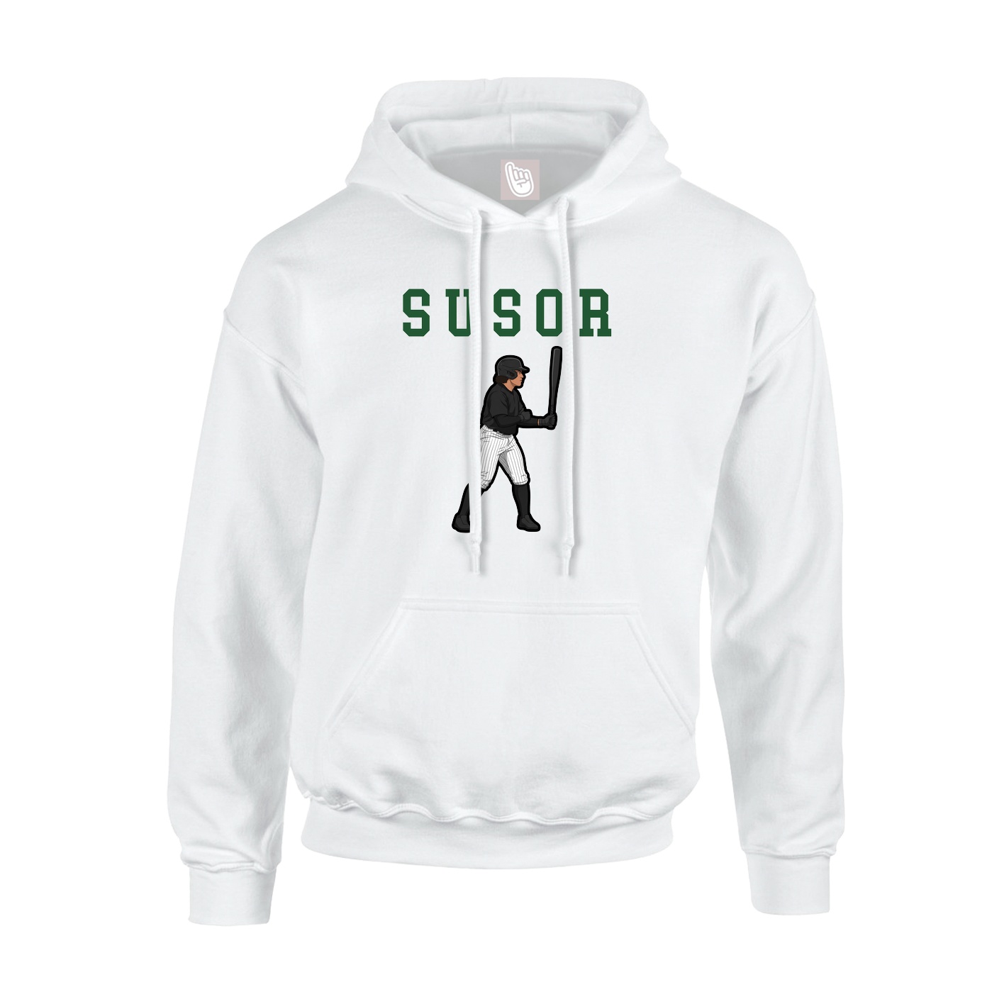 Hoodie — Shirsey in White