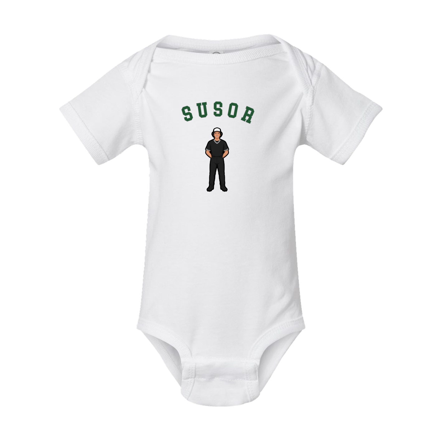 Baby Onesie — Shirsey Arch in White