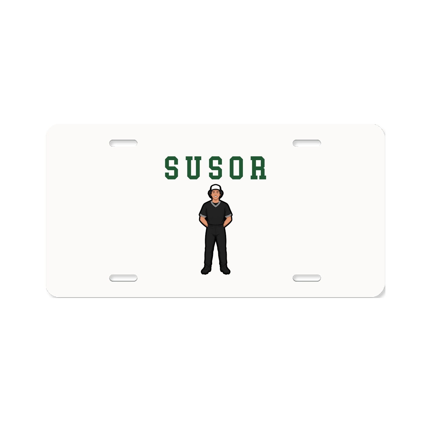 License Plate — Shirsey in Classic