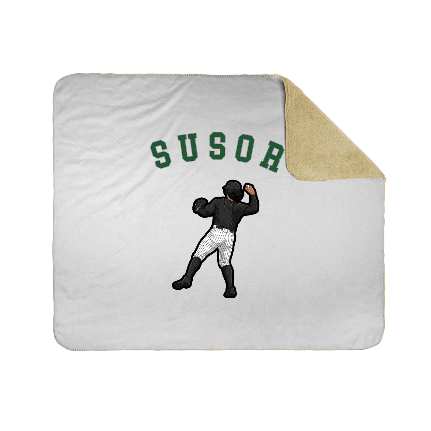 Throw Blanket — Shirsey Arch in White