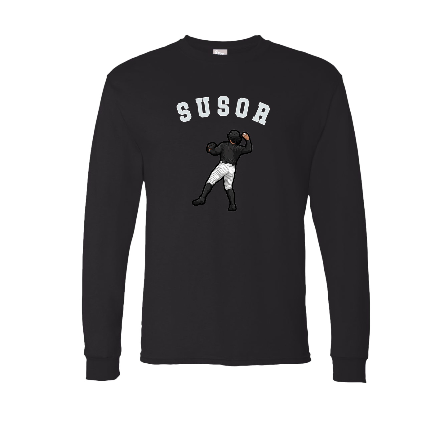 Long Sleeve Tee — Shirsey Arch in Black