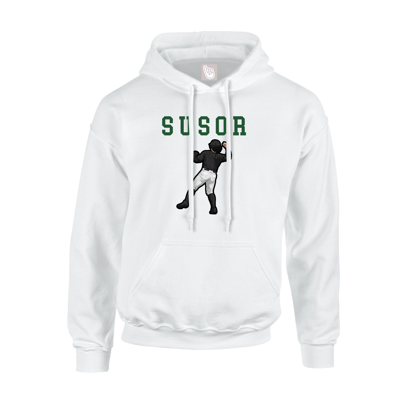 Youth Hoodie — Shirsey in White