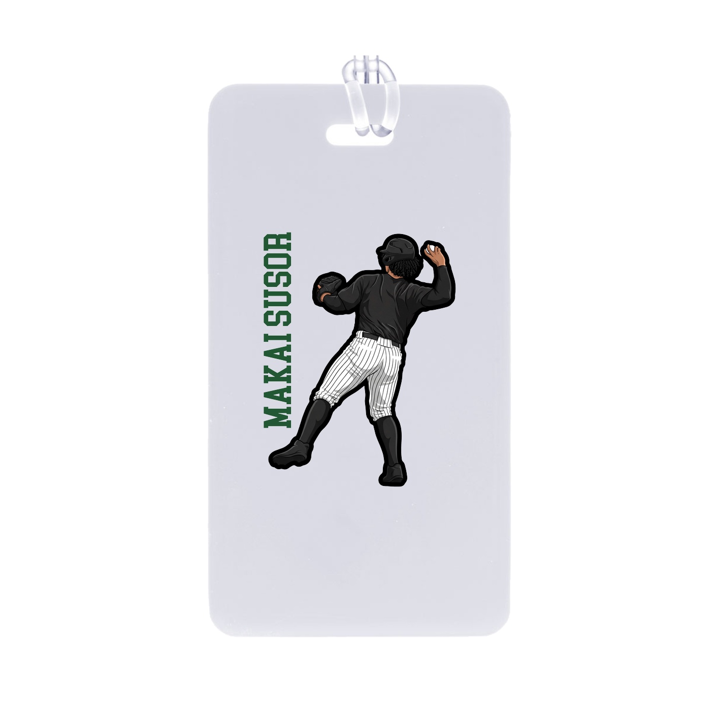 Bag Tag — Name Vertical in Classic