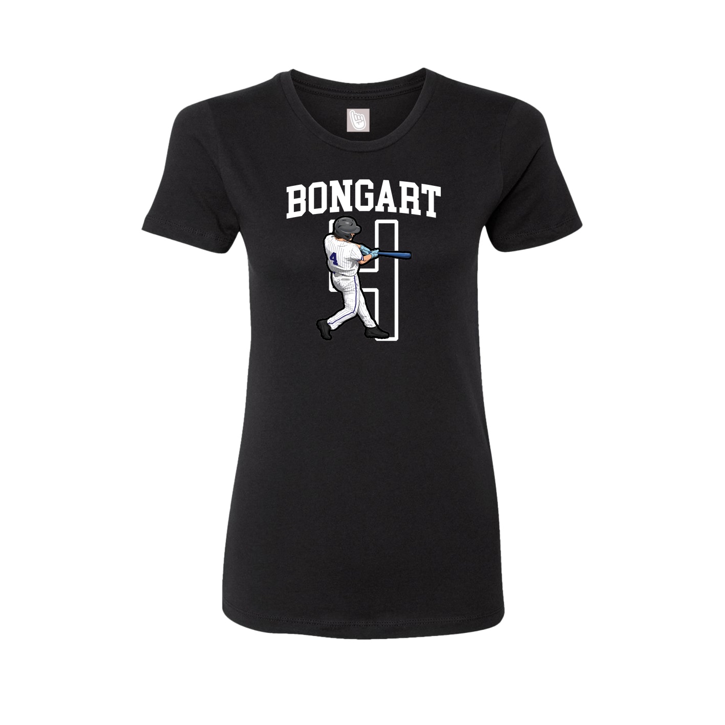 Fitted Women's Tee — Shirsey in Black