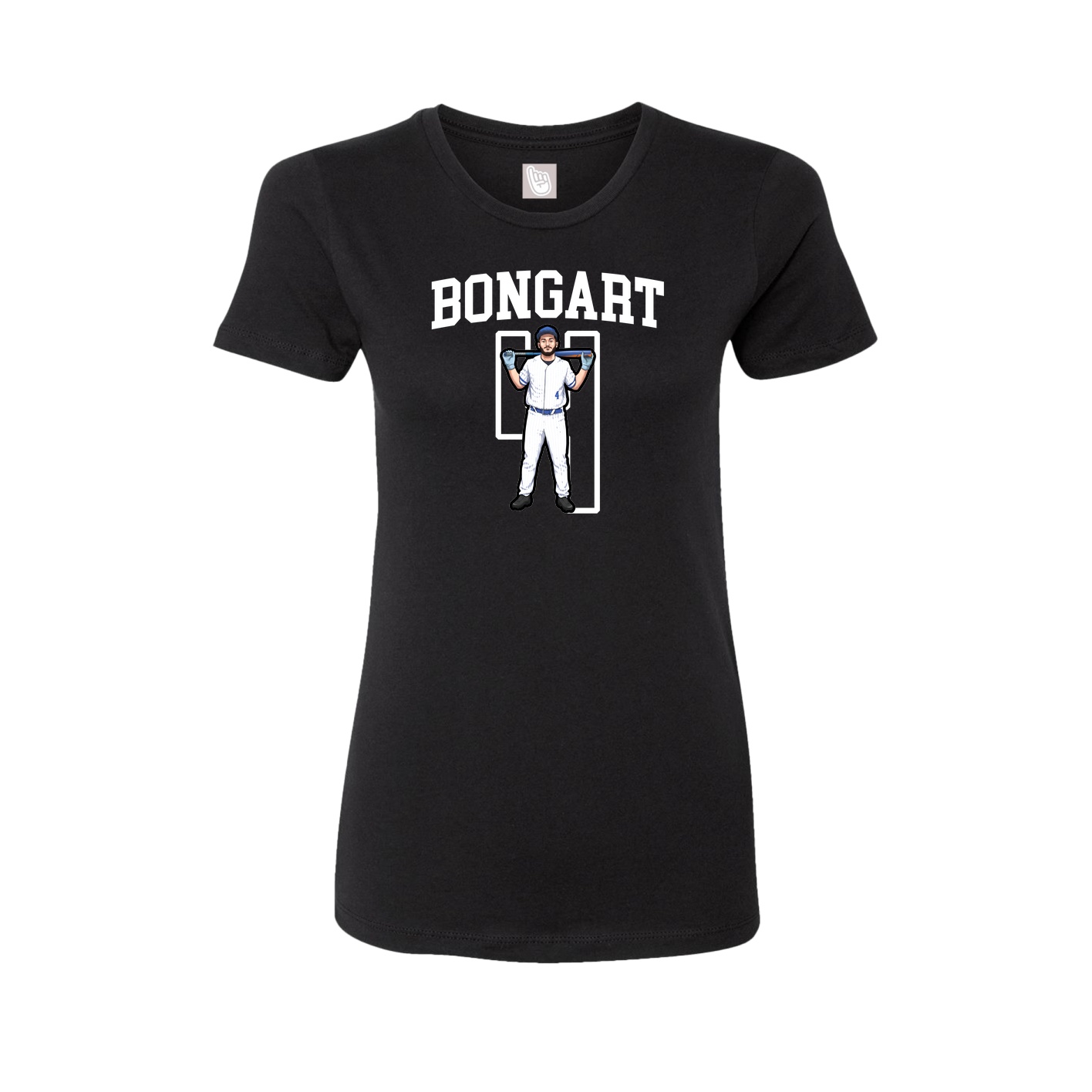 Fitted Women's Tee — Shirsey in Black
