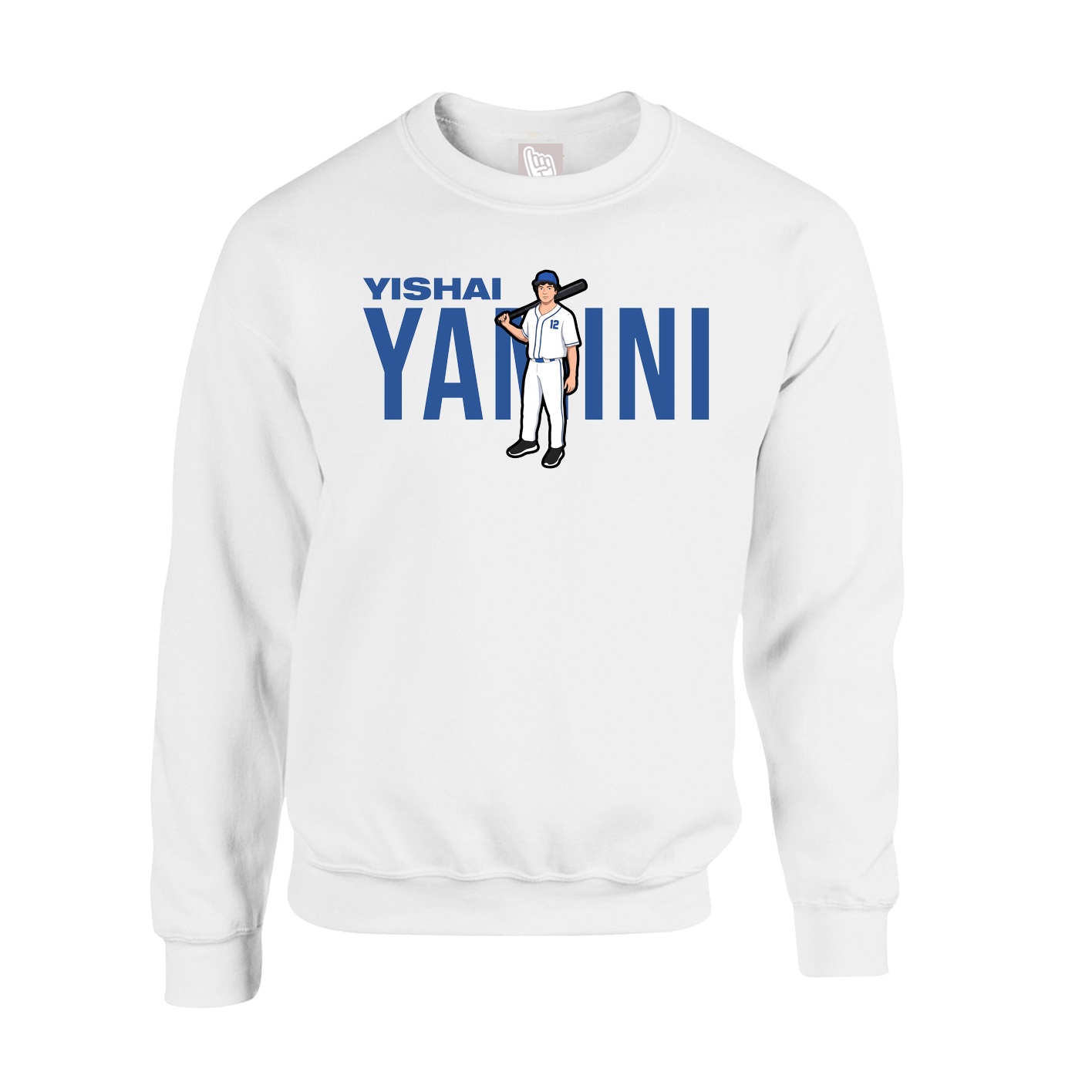 Fleece Crew — Player Name in White