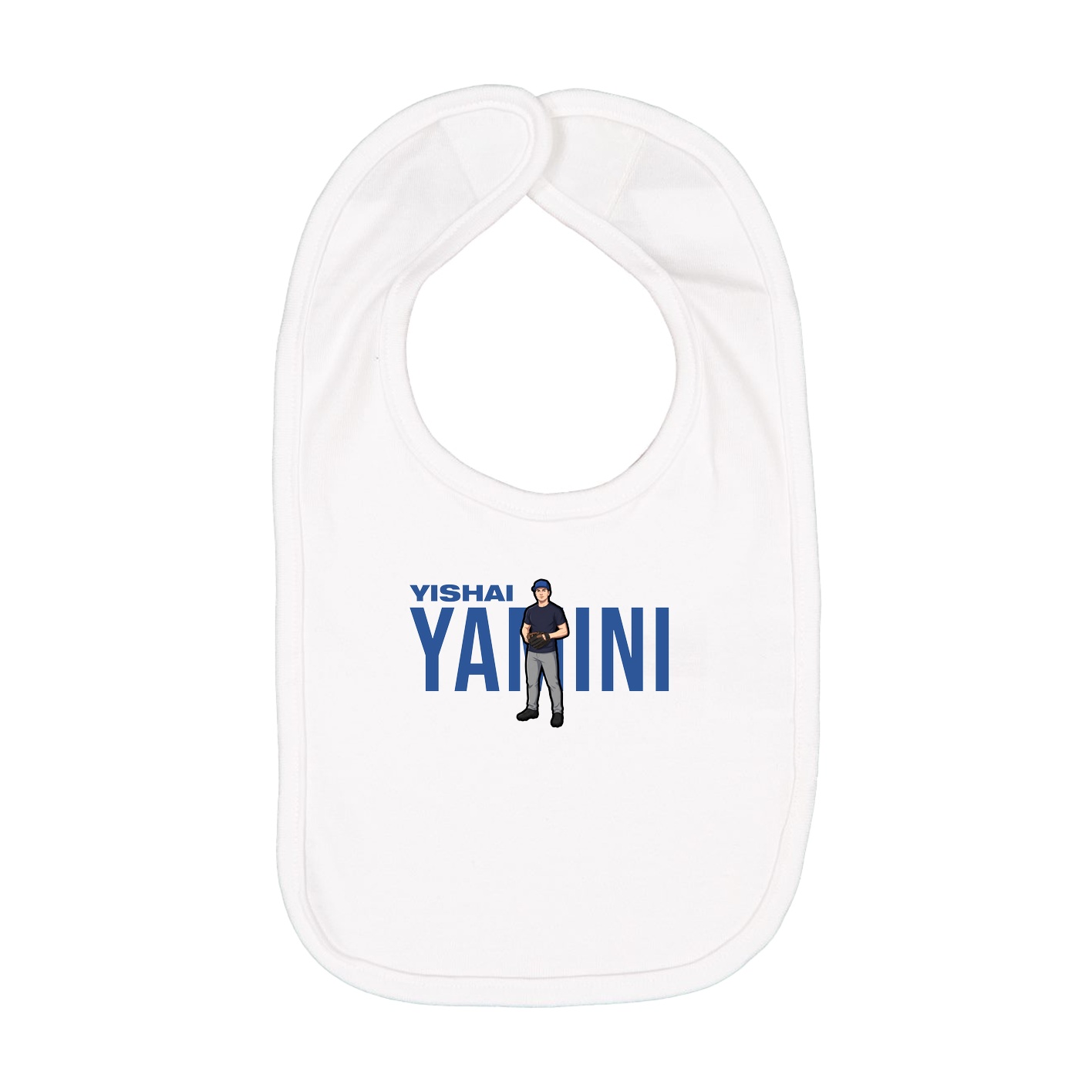 Infant Bib — Player Name in White