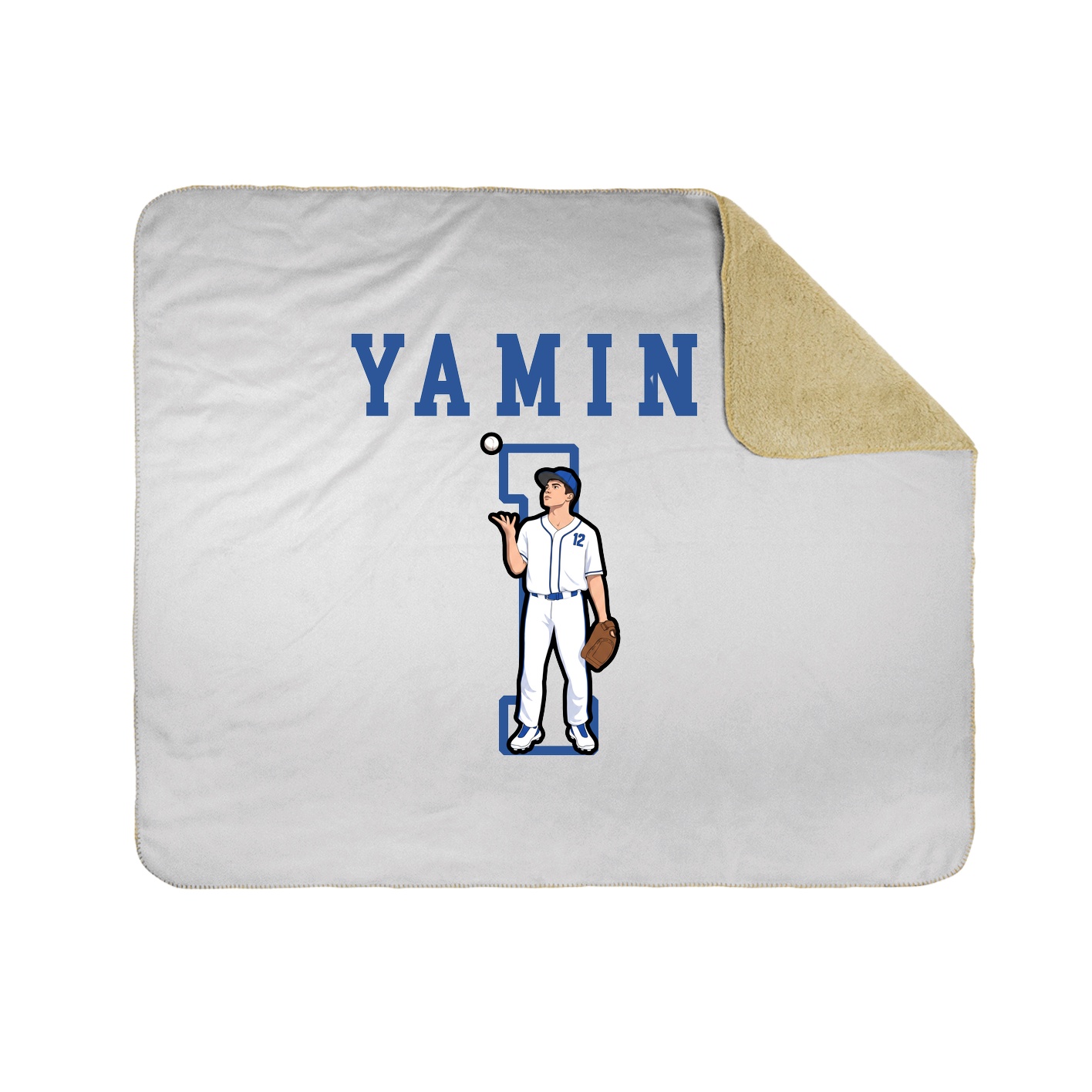 Throw Blanket — Shirsey in White