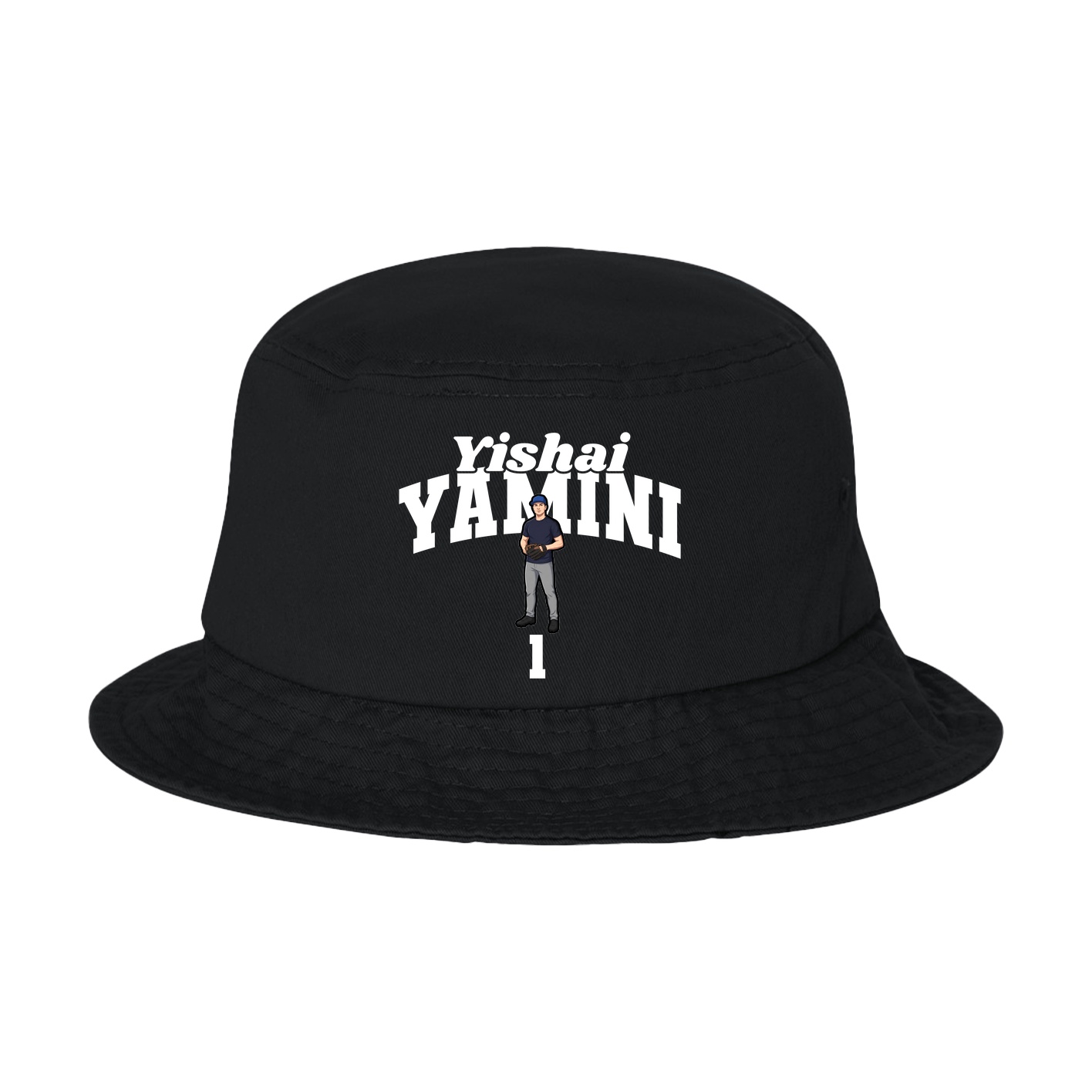Bucket Cap — Signature Arch in Black