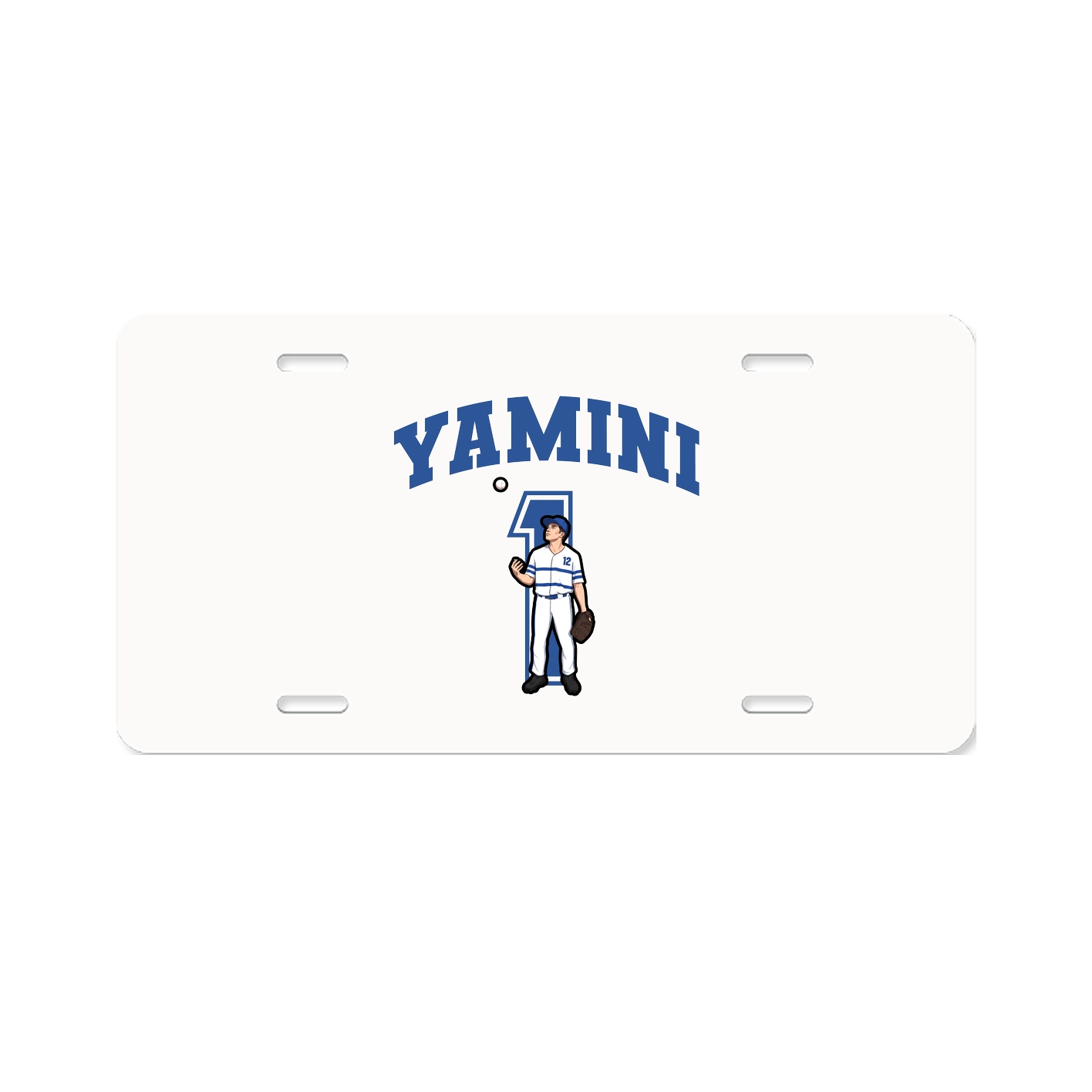 License Plate — Number in Classic