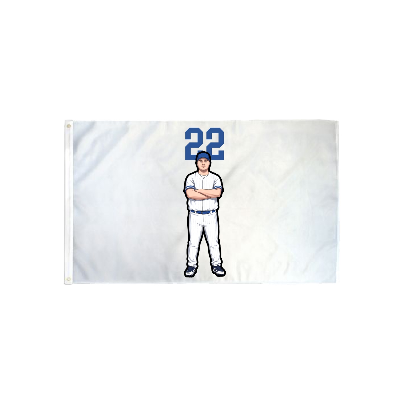 3x5 Flag — Number Top in Classic
