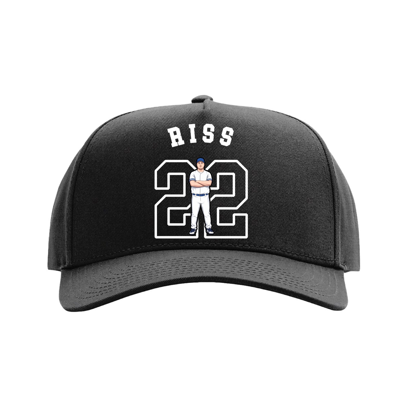 Full Fabric Five-Panel Champ Cap