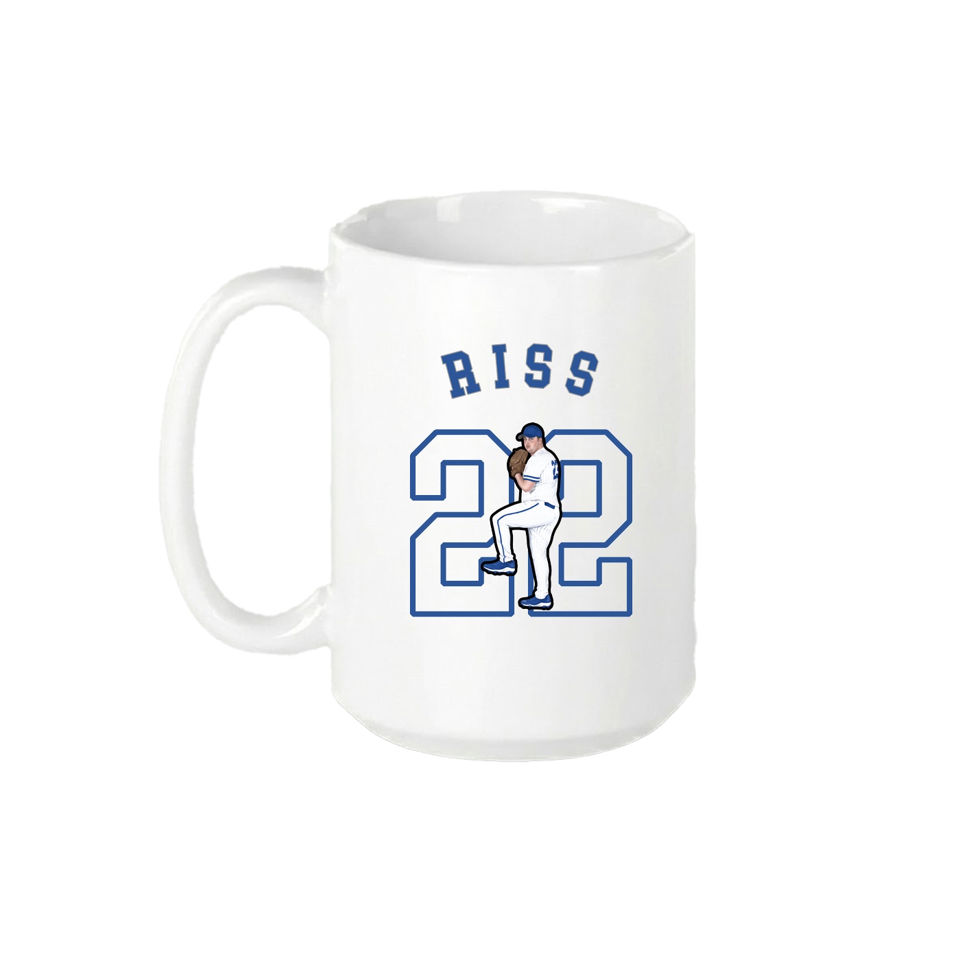 15oz Coffee Mug — Shirsey Arch in White