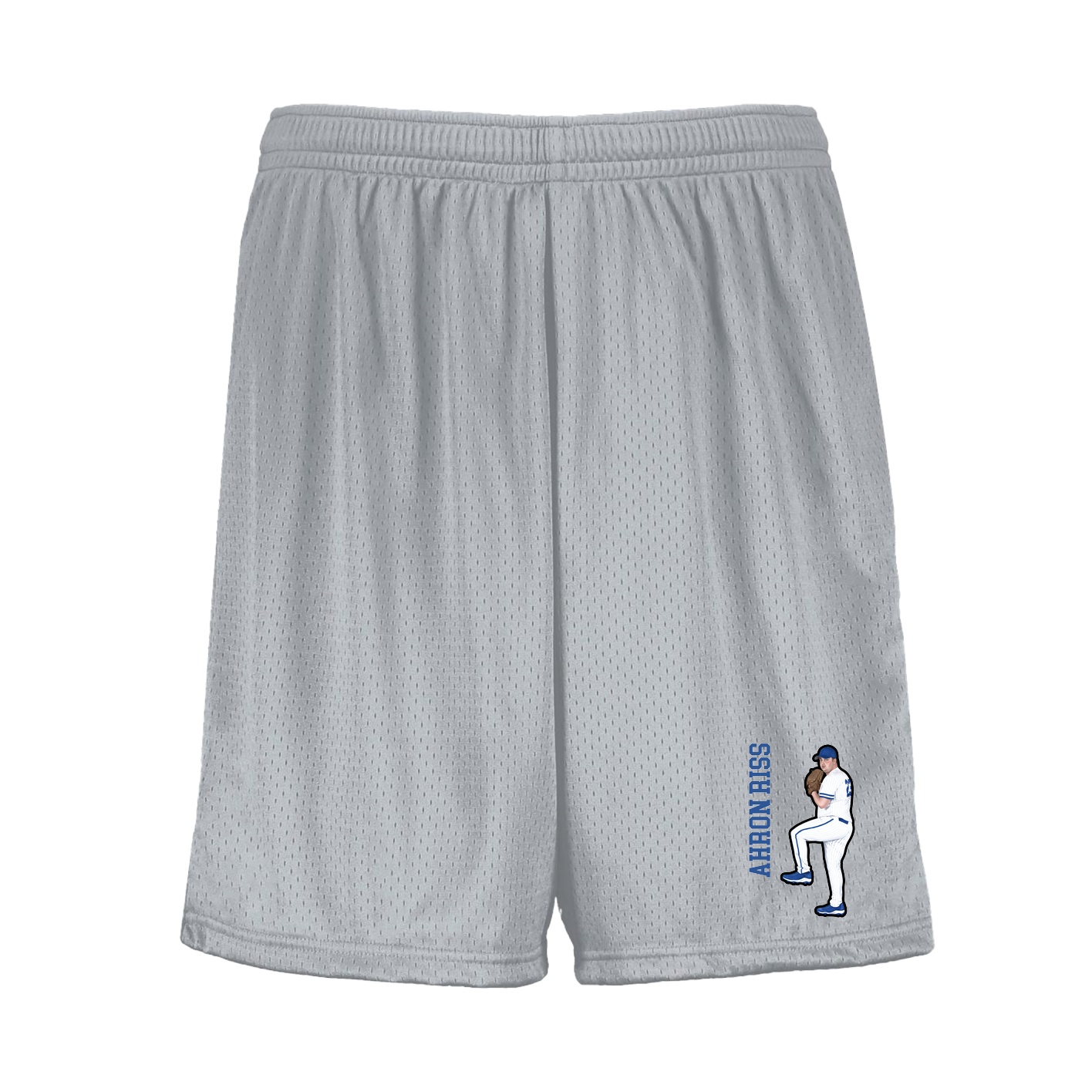 Shorts — Name Vertical in Silver