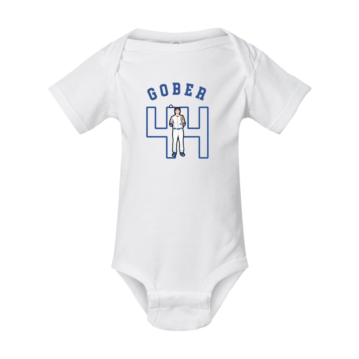 Baby Onesie — Shirsey Arch in White