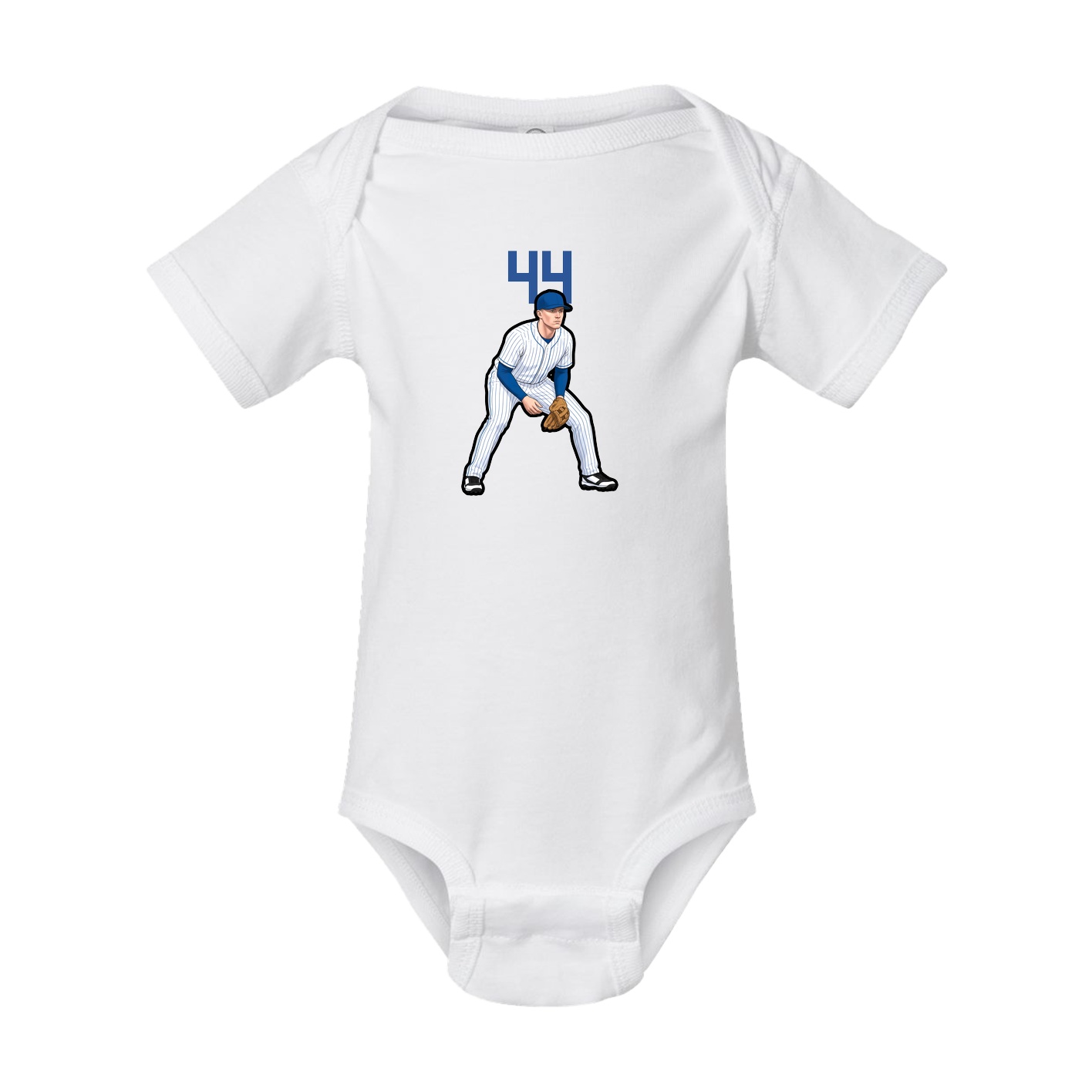 Baby Onesie — Number Top in White