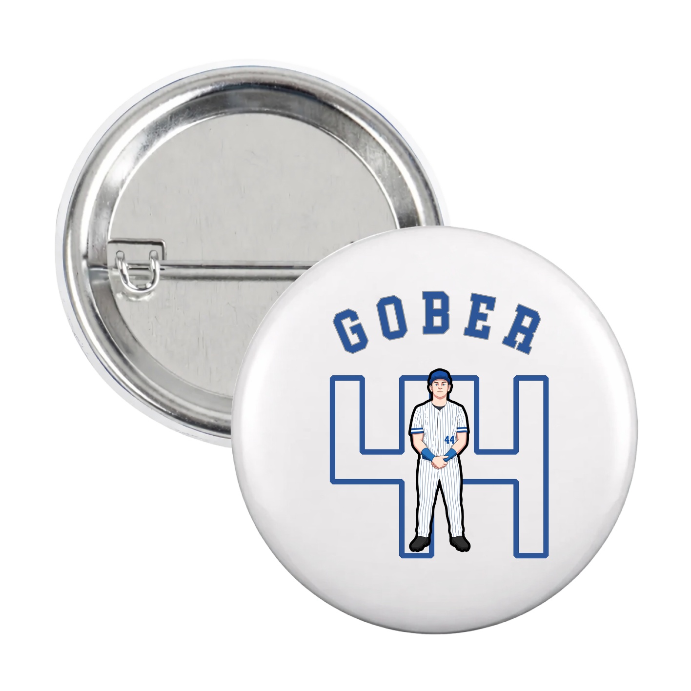 Game Day Button — Shirsey Arch in White
