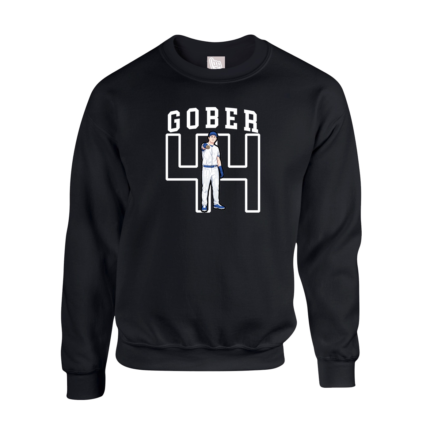Fleece Crew — Shirsey in Black
