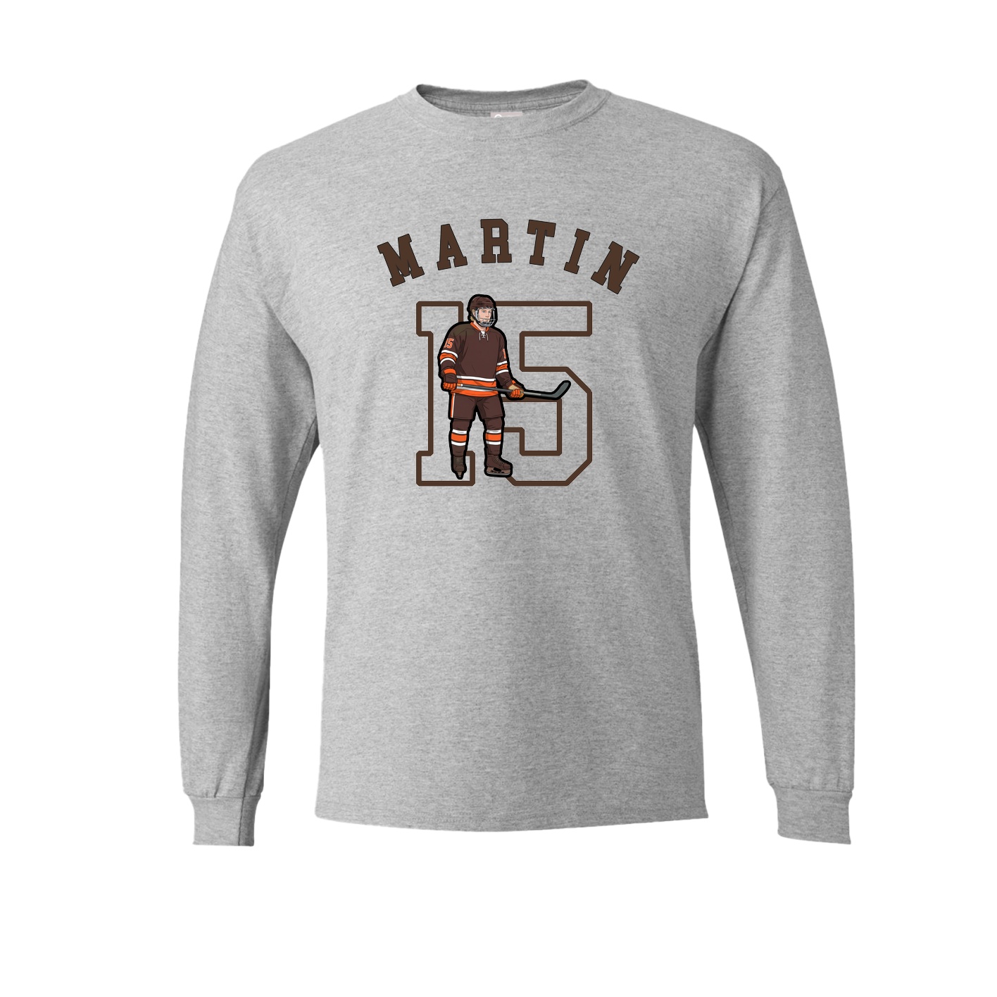 Long Sleeve Tee — Shirsey Arch in Grey