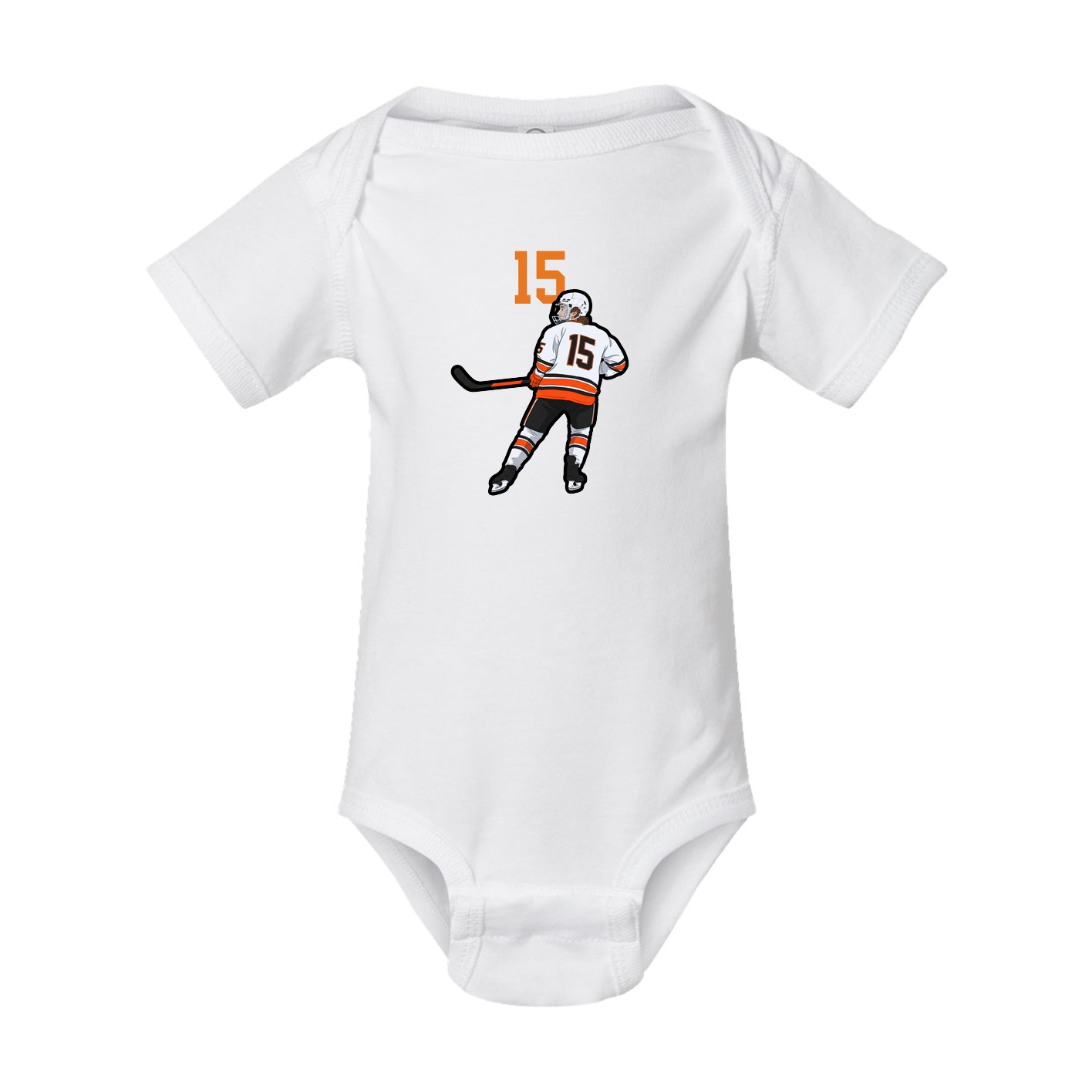 Baby Onesie — Number Top in White