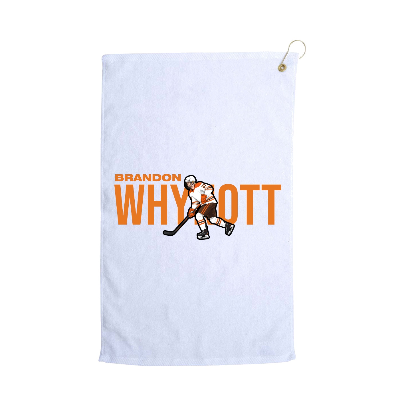 Golf Towel — Player Name in White