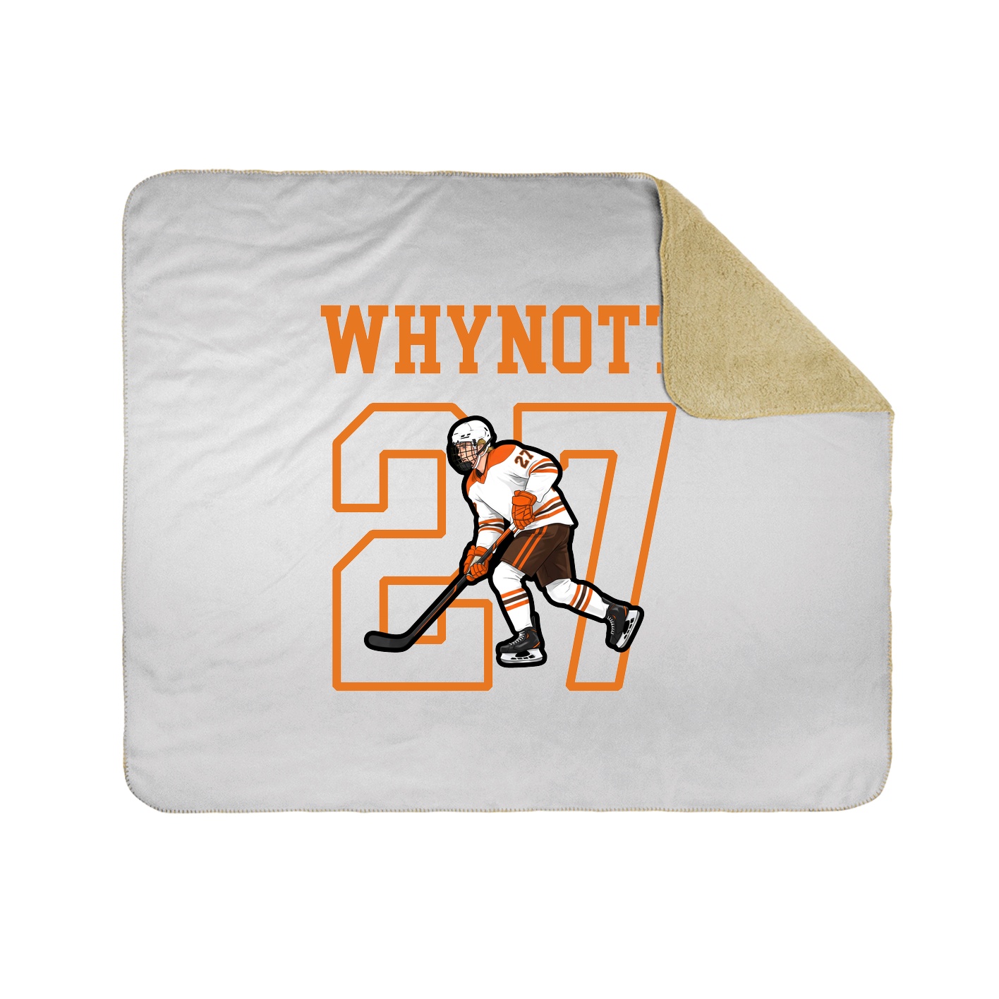 Throw Blanket — Shirsey in White