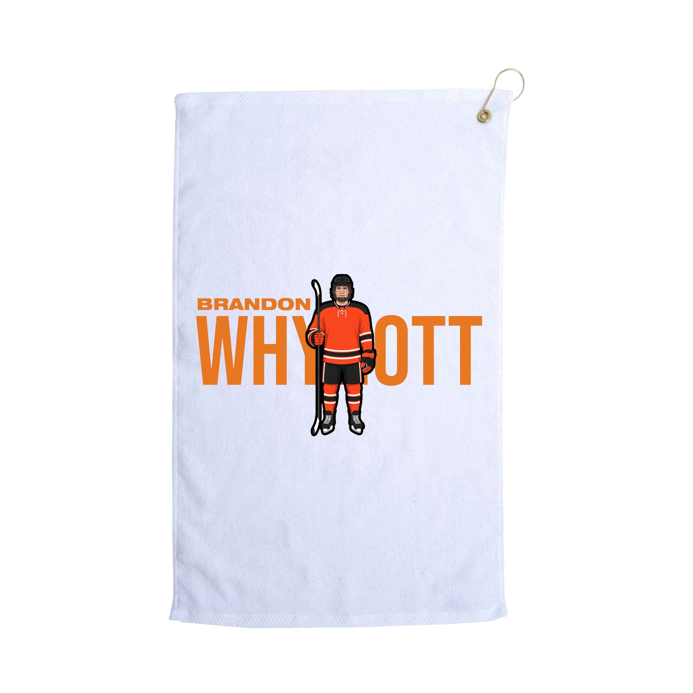 Golf Towel — Player Name in White
