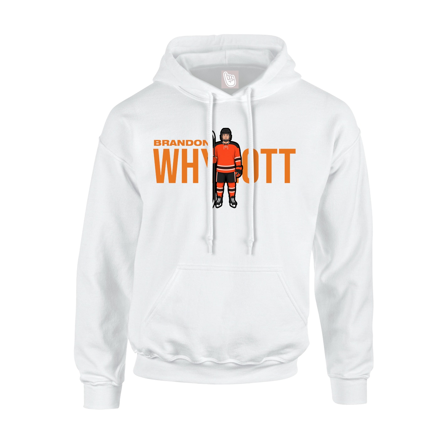 Hoodie — Player Name in White